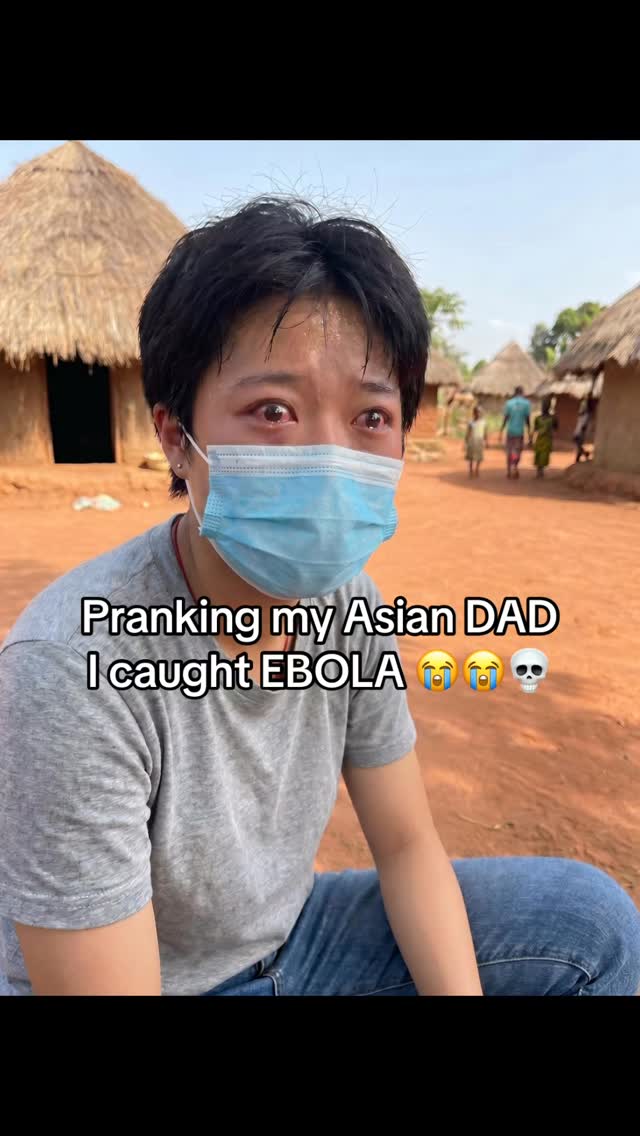 He does NOT care about me 😭😭 #ebola #africa #prankvideo #dad #asian