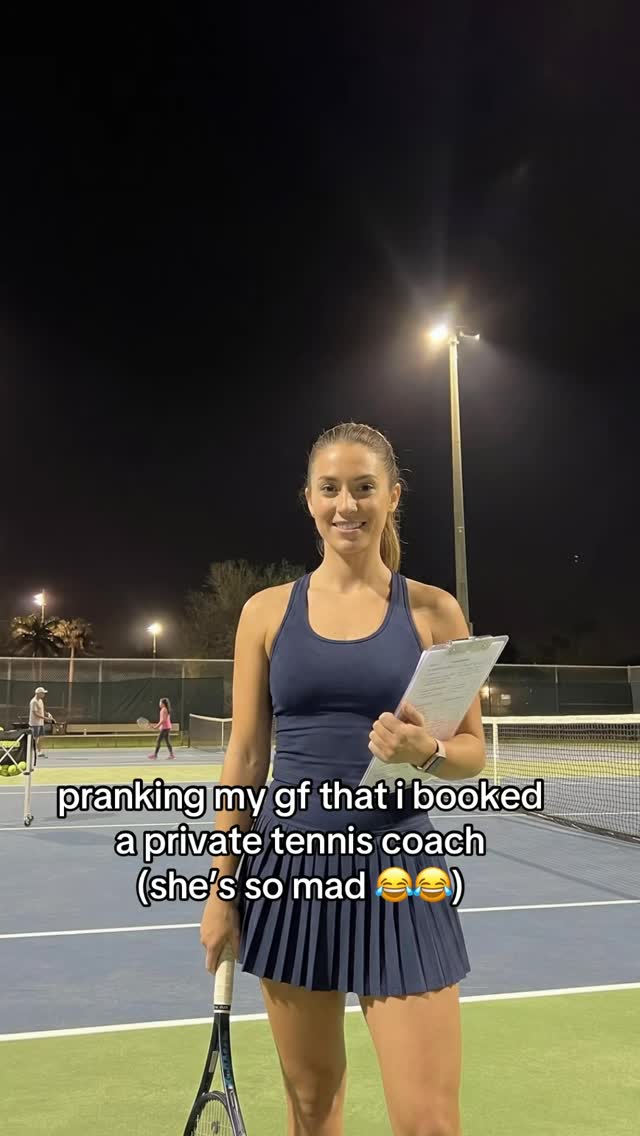 gf is a bit scary 😂 #ai #aiprank #prank #gf #tenniscoach