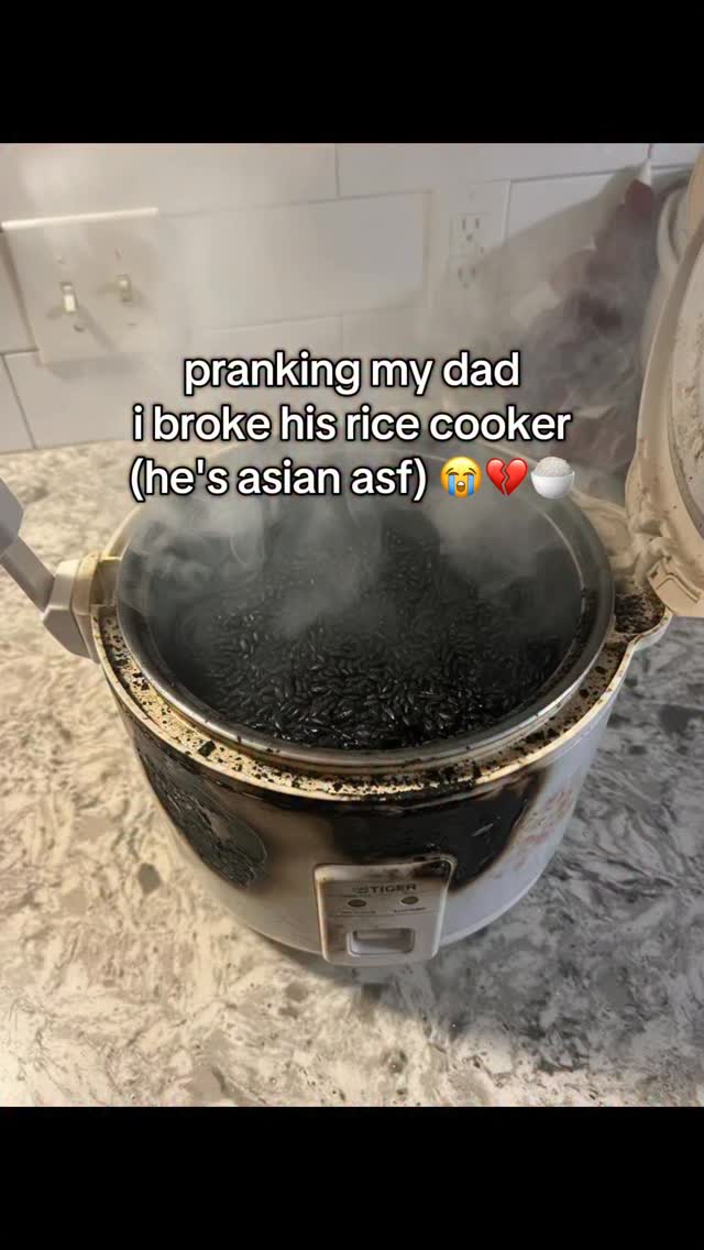 i'm actually done for.. #asian #dad #prank #ricecooker