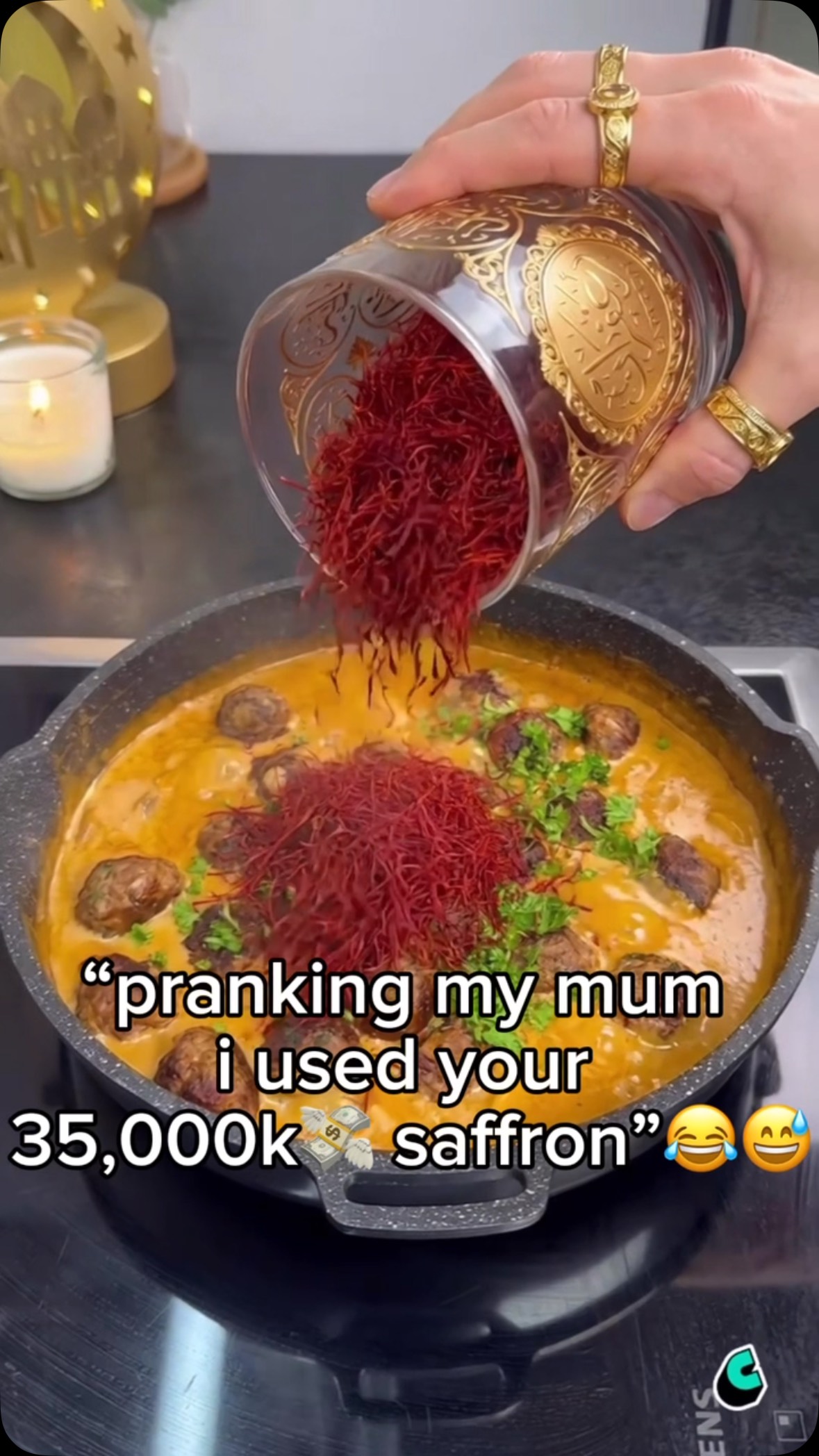 pranking my mum i used your 35,000k💸 saffron😂😱😅#pranking #saffron #cantina #newpepsihitmelike #CantinaAIALEBVP6