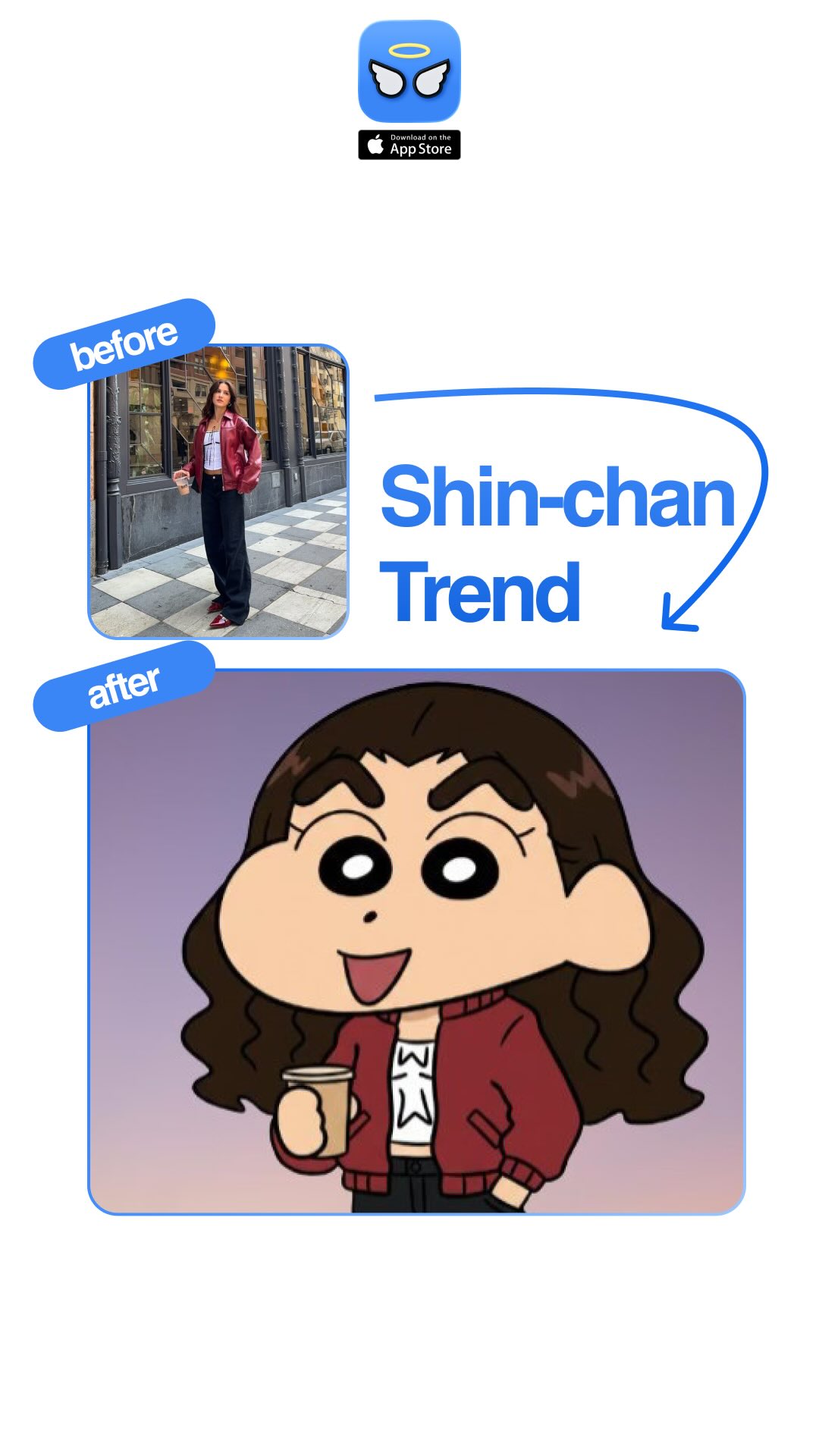 this how you’ll look like if you were in Shinchan world 🇯🇵

comment “shinchan” to get the prompt. 

I used AI to turn my photo into a Shinchan-style character and boom straight out of the anime. 
Save this before your feed needs it :) 

#shinchan #shinchanstyle #aianime #aiprompt viralreels