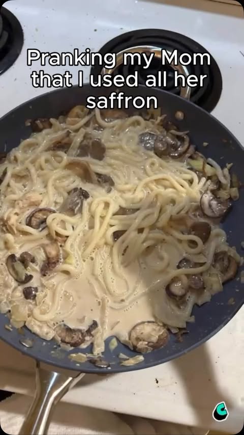 The pasta was lowkey fire tho #cooking #ai #funny #prank