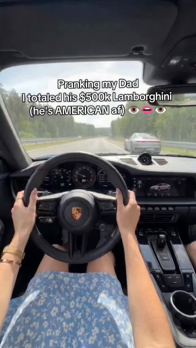 Pranking Dad gone horribly wrong. He ain't having it no more. I'm so cooked chat

#prank #prankingdad #viral #fyp #porsche