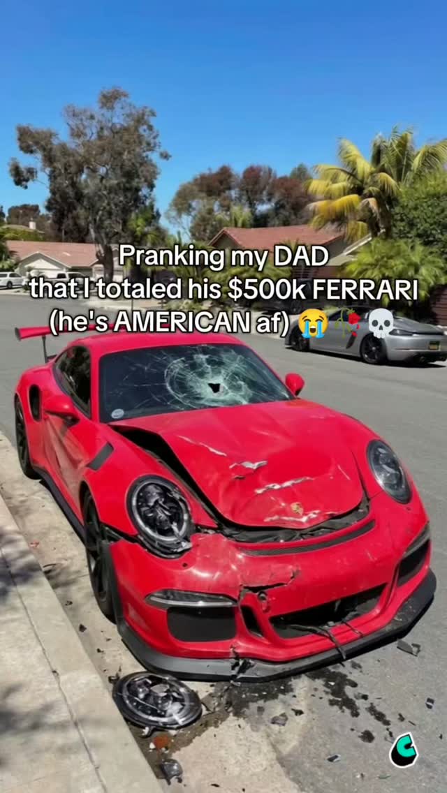 You won't believe what happened next......
#prankingdad #accident #textprank #porsche #ferrari