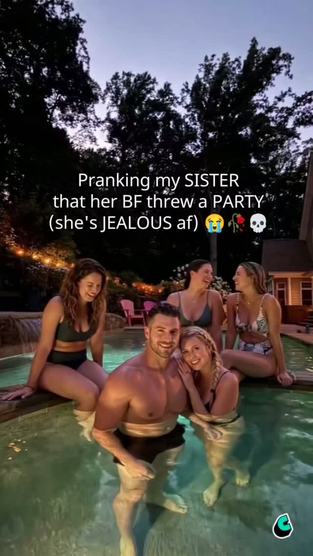 She's jealous af
#prankingsister #poolparty #jealous