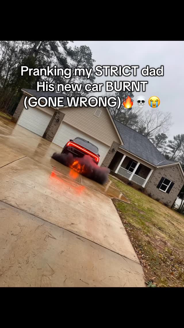 I got grounded💀 #dad #car #fire #iranvsisrael #ai