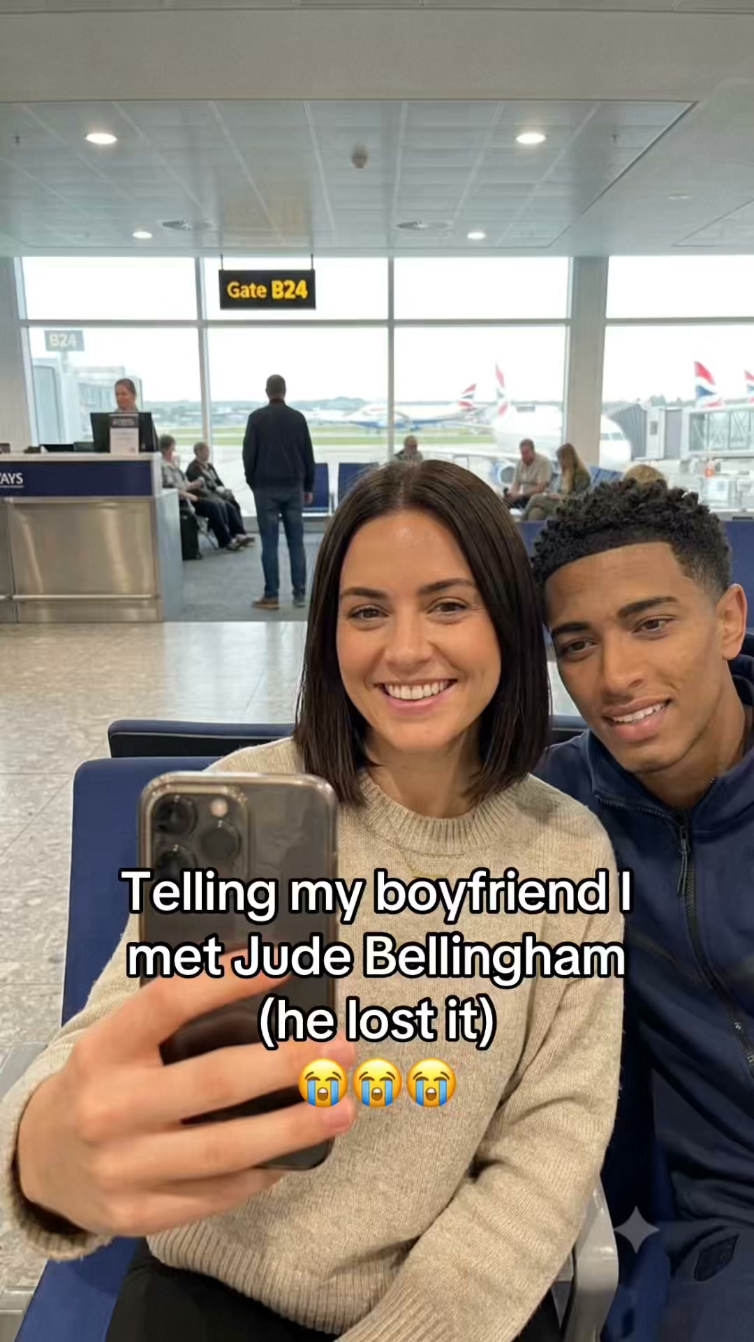 Got bro stressed 😭
#funny #girlfriend #judebellingham #CantinaAINXQ9P7X #viral