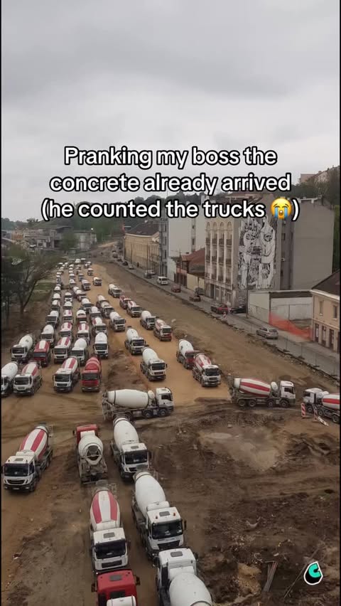 I got fired 😔💀 #boss #truck #construction #concrete #prankvideo @cantina