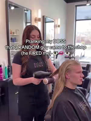why did he fire me? @Erling Haaland  #prankingboss #haircut #barber #textprank