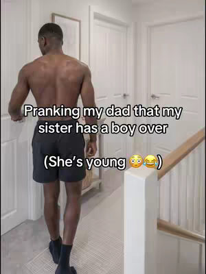 He literally ran home hahaha 🤣 #dad #prank #funny #ai #sister