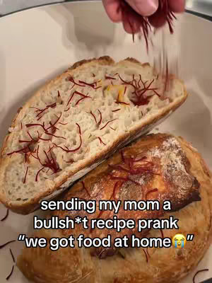 Used up all her expensive saffron😭 #mom #sourdough #textpranks #expensive 