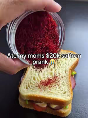 Ate my moms $20k saffron 💀 #prank #aivideo 