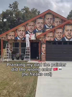 Why is he so worry #CantinaAI6UY39TS #receptayiperdoğan #painter #color #house 