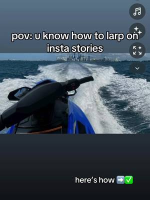 Fake it till u make it #photoediting #Summer #instastory #jetski #miami 