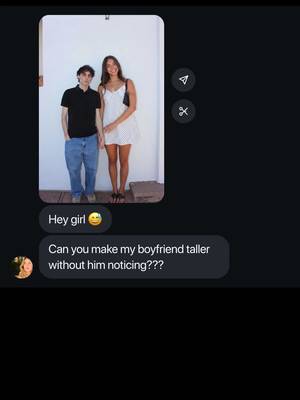 She’s so unhinged for this 😭😭✋ #relationships #gf #short #height #loyaltytest 