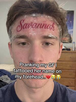 In never talking to a female again.. #tattoo #gf #prankgonewrong #comedy 