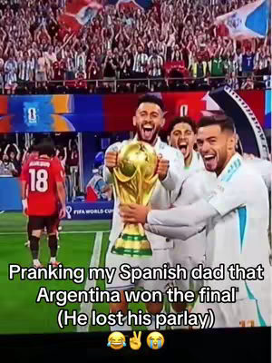 He was furious 😡😡😡 VAMOS!!! #CantinaAIEXDH8Y #worldcup #fifa #messi #prank 