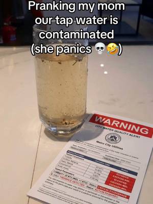 She thinks I actually drank it 🤣🤣🤣 #prankvideo #aiprank #textprank #datacenter