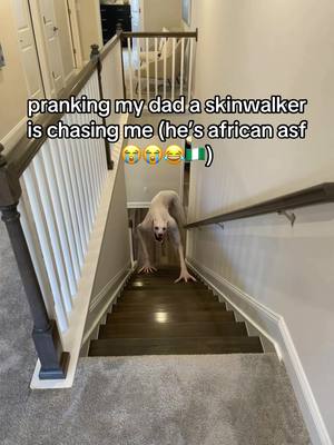 we would NOT survive a horror movie 😭😭🤣 #prankvideo #dad #funny #skinwalker