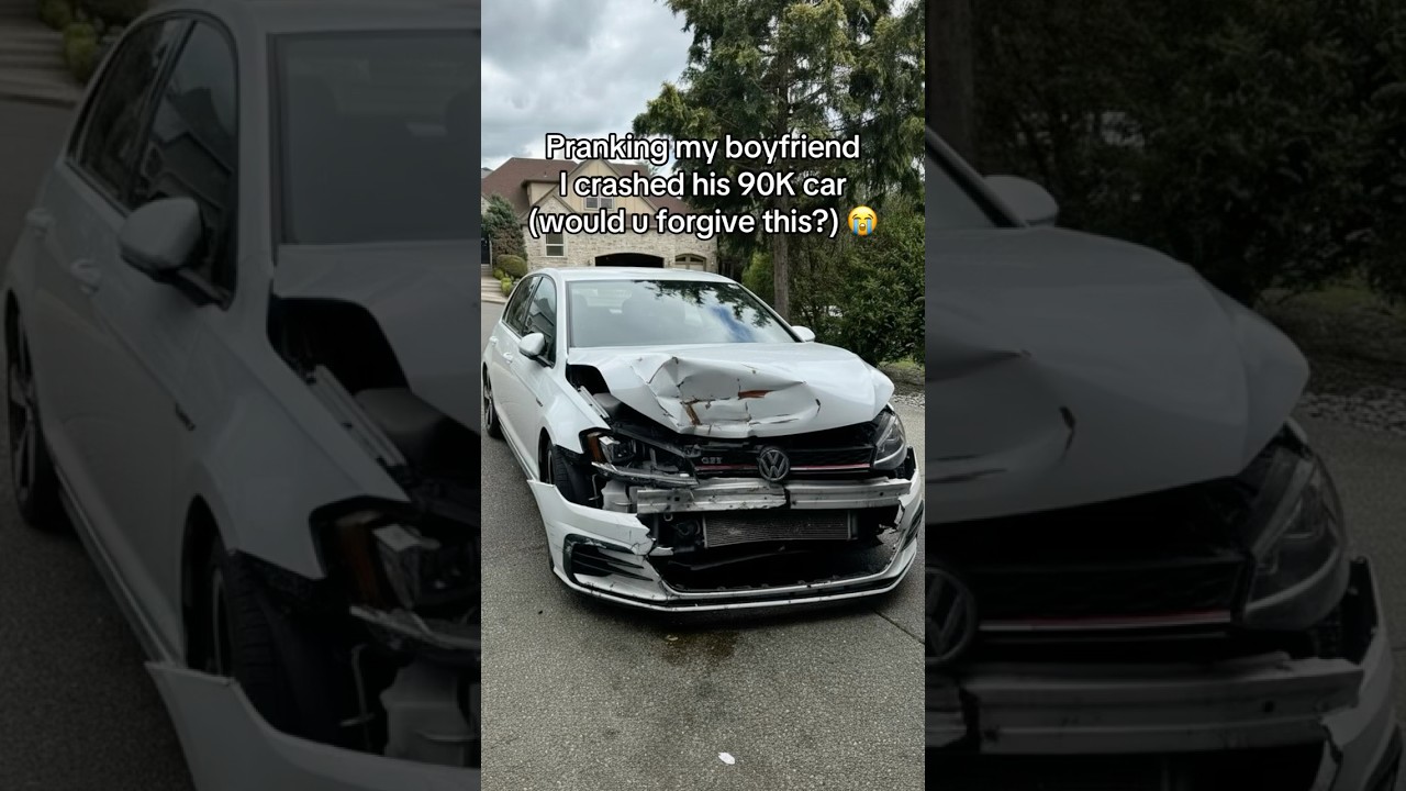 he overreacted fr 😭 #prankvideo #funny #car #fyp