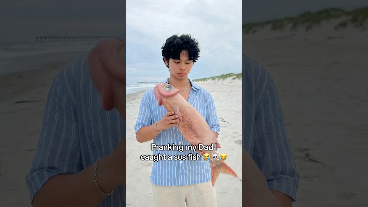 I love trolling my dad 😭#asian #dad #fish #viral #funny
