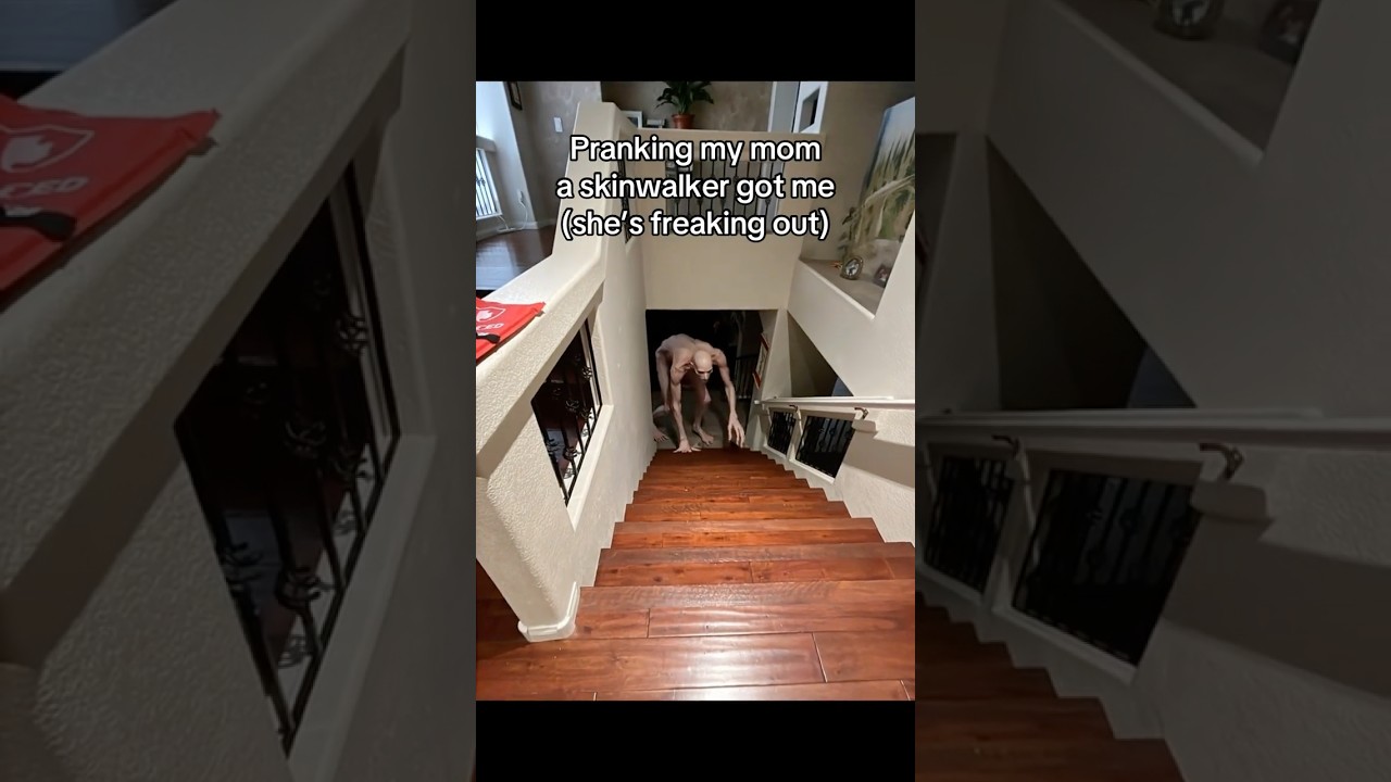 Pranking my mom a skinwalker got me #prank #mom #prankvideo #ai