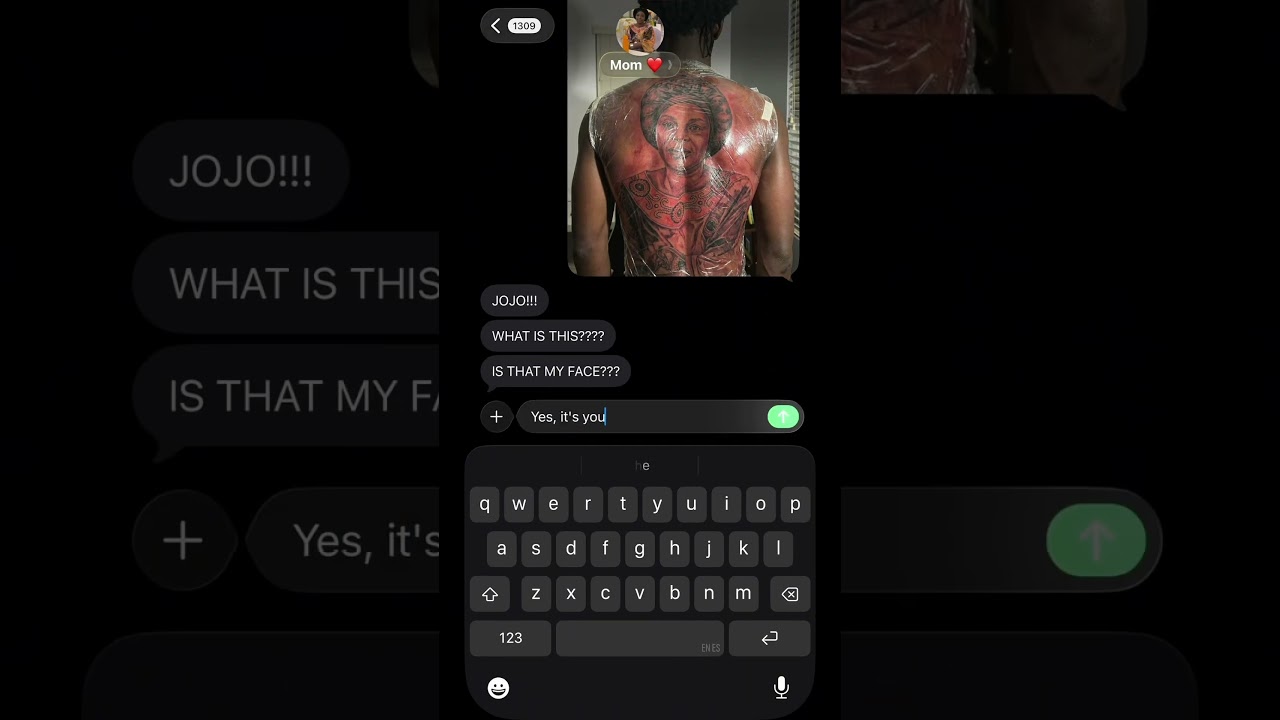 i’m crying bro 😭😭😭 #prankvideo #funny #mom #tattoo