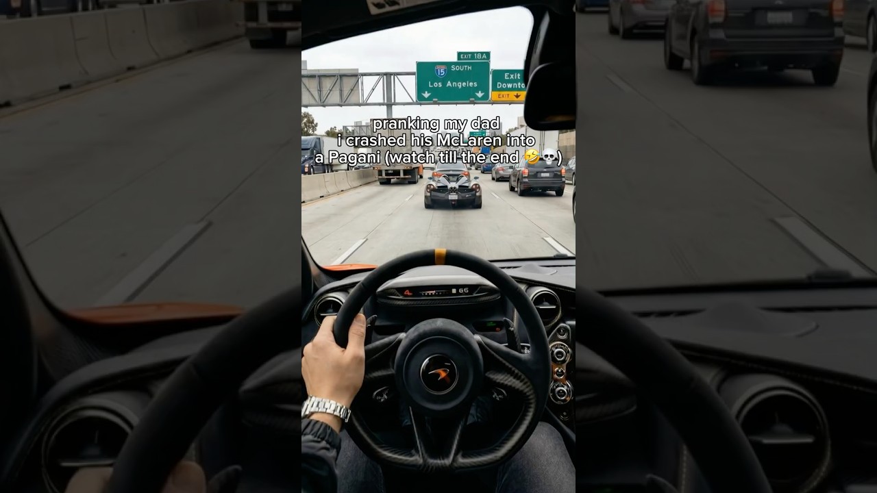 do yall think he’s tweaking🤣💀 #prank #prankvideo #mclaren