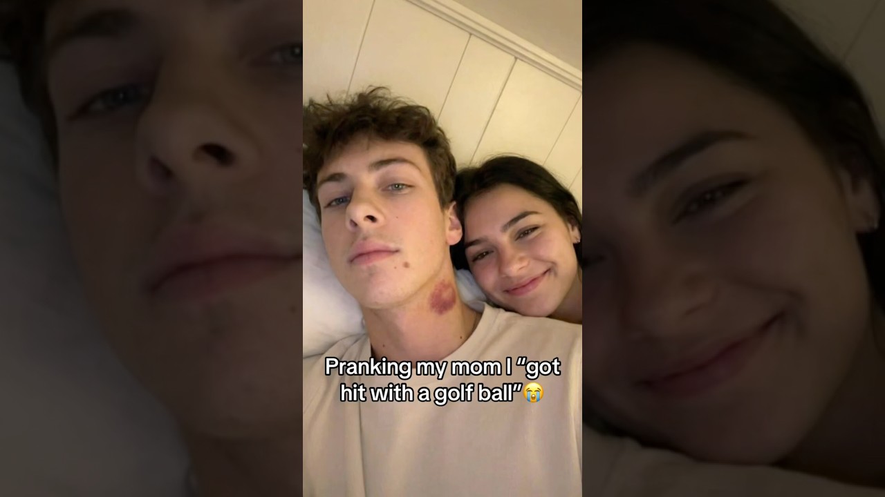 It’s just a bruise… #prankvideo #valentinesday #golf #hilariousvideos #pga